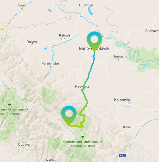 Route map