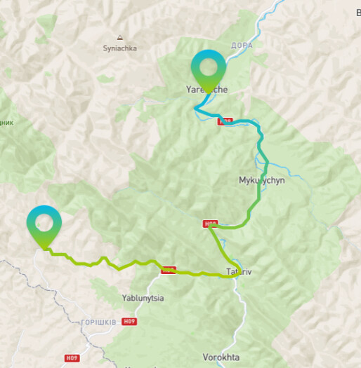 Route map